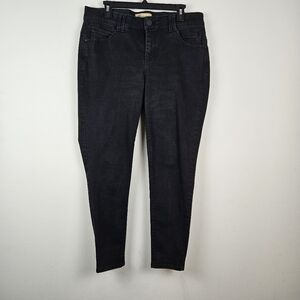 DEMOCRAZY ab Technology Black Jeans Size 14W Stretch